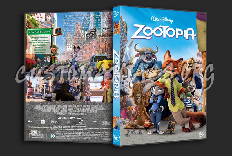 Zootopia dvd cover
