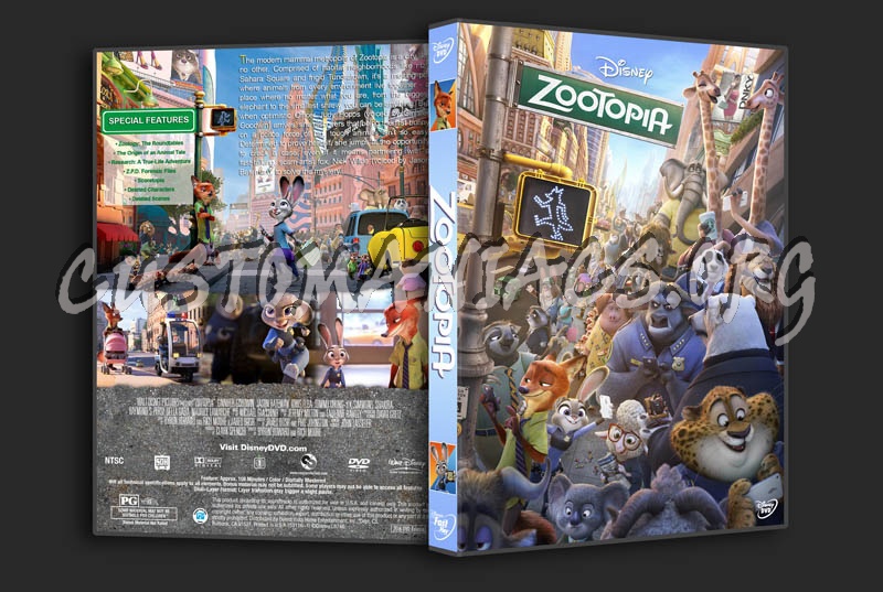 Zootopia dvd cover