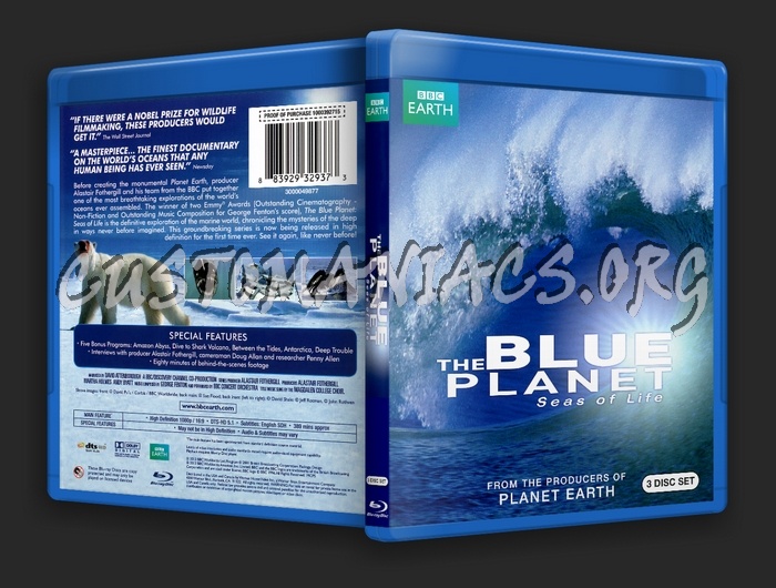 Blue Planet The Seas of Life blu-ray cover