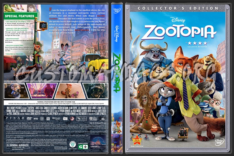 Zootopia dvd cover