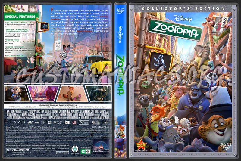 Zootopia dvd cover