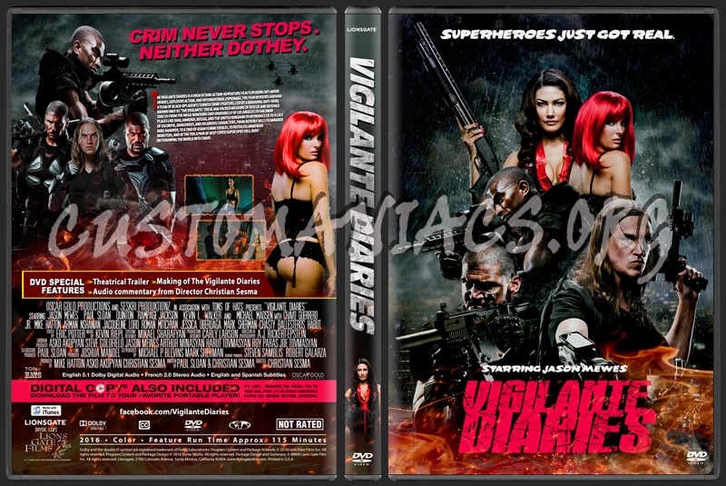 Vigilante Diaries (2016) dvd cover