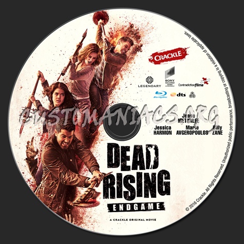 Dead Rising: Endgame blu-ray label