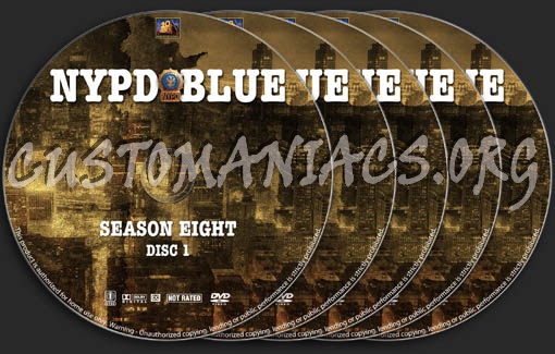 NYPD Blue - Season 8 dvd label