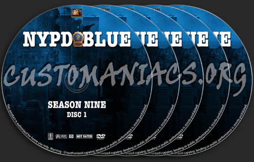 NYPD Blue - Season 9 dvd label