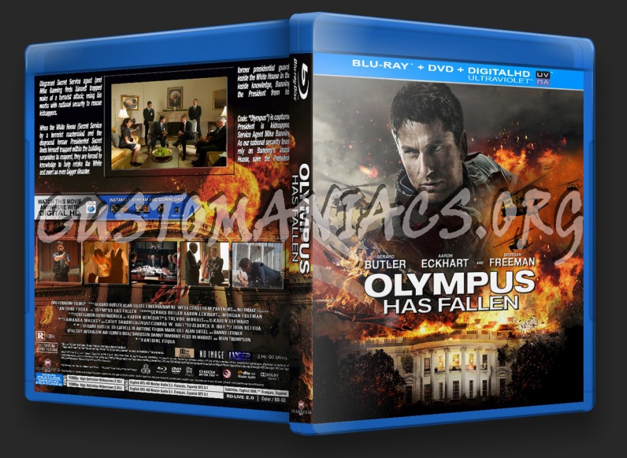 Olympus Has Fallen blu-ray cover
