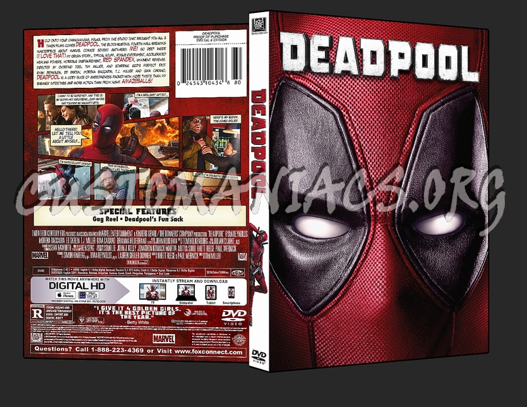 Deadpool dvd cover