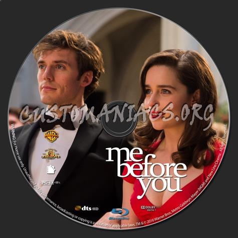 Me Before You blu-ray label