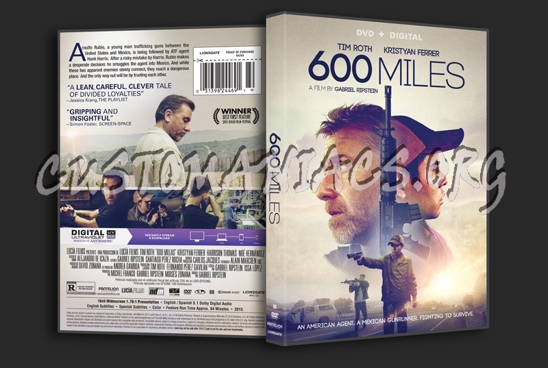 600 Miles dvd cover