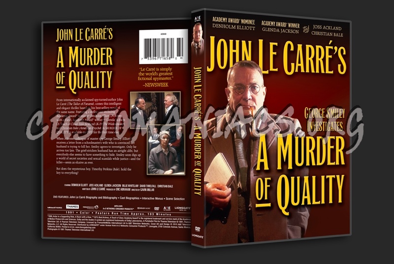 A Murder of Quality dvd cover