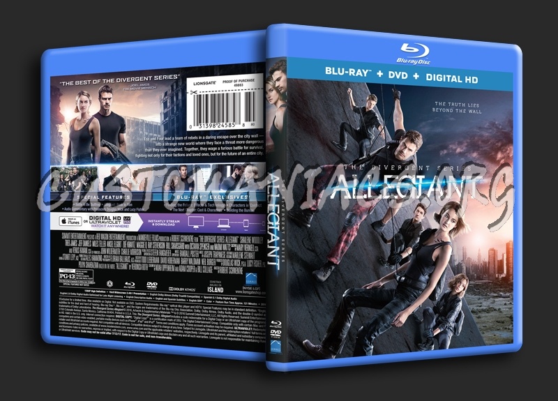 Allegiant blu-ray cover