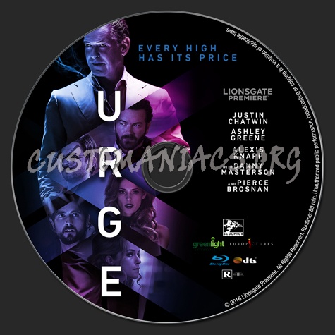 Urge blu-ray label