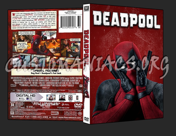 Deadpool dvd cover