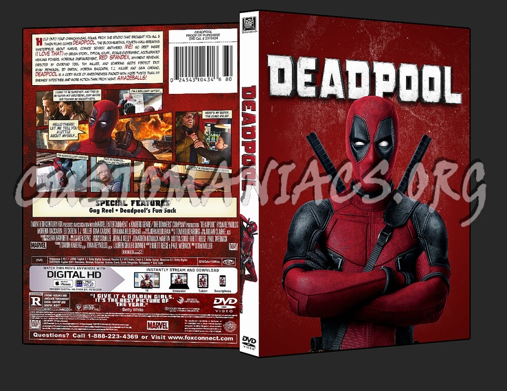 Deadpool dvd cover