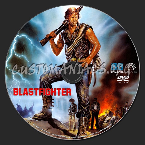 Blastfighter dvd label
