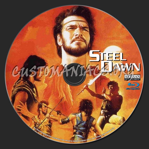 Steel Dawn blu-ray label