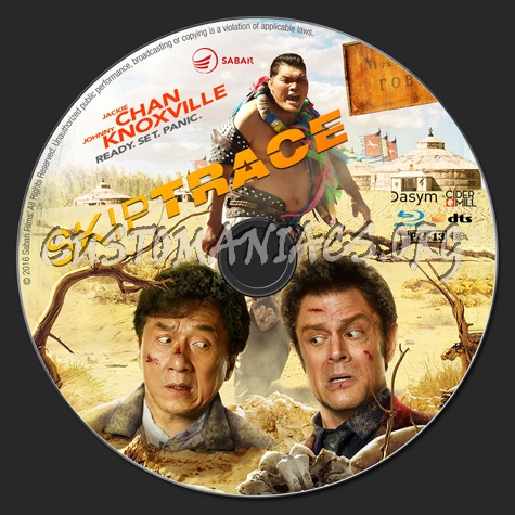 Skiptrace blu-ray label