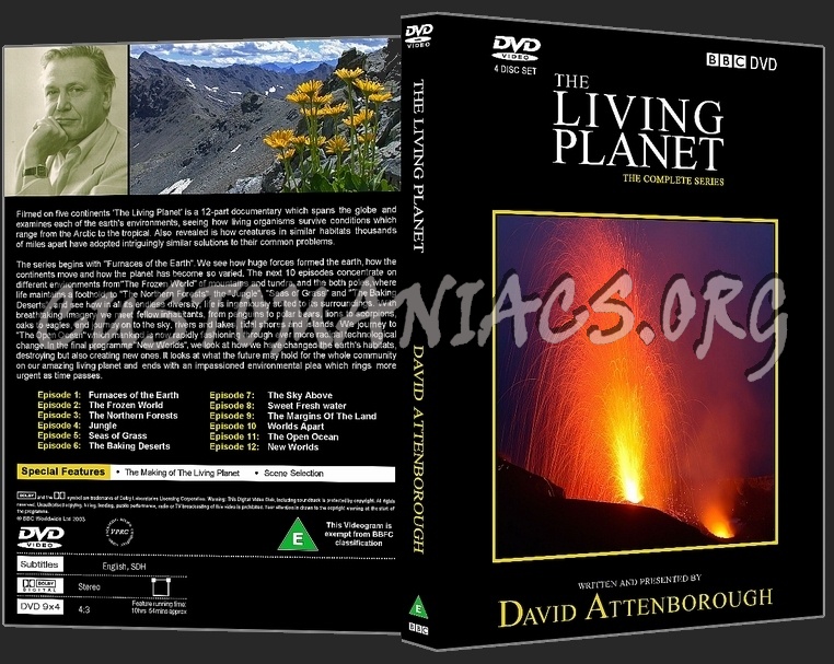 The Living Planet - David Attenborough dvd cover