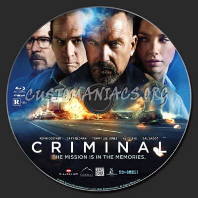 Criminal blu-ray label