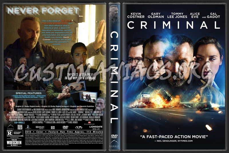 Criminal dvd cover