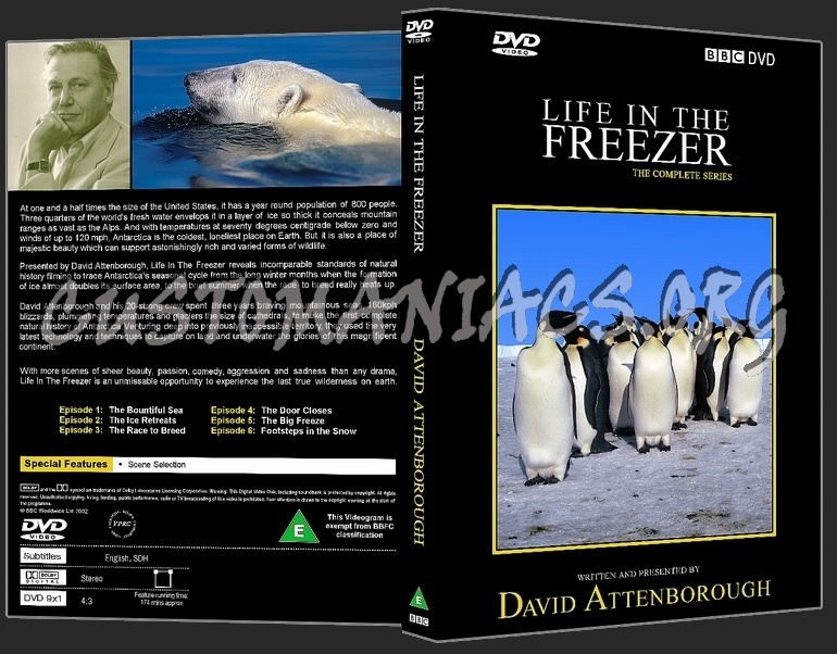Life In The Freezer - David Attenborough dvd cover
