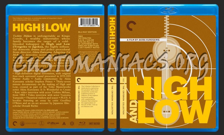 024 - High And Low blu-ray cover