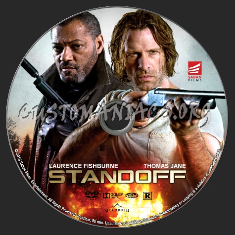 Standoff dvd label