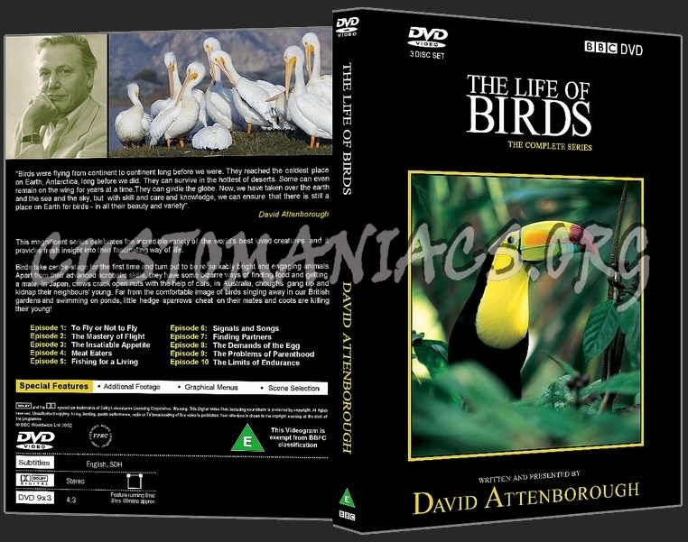 Life Of Birds - David Attenborough dvd cover