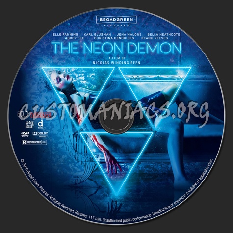 The Neon Demon dvd label