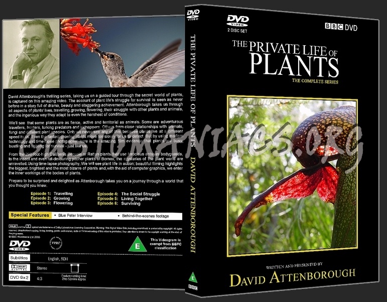 Private Life Of Plants - David Attenborough dvd cover