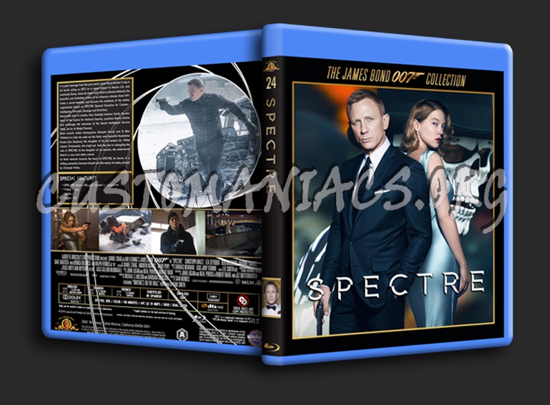 Spectre (2015) blu-ray cover