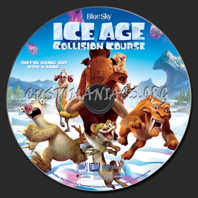 Ice Age: Collision Course dvd label