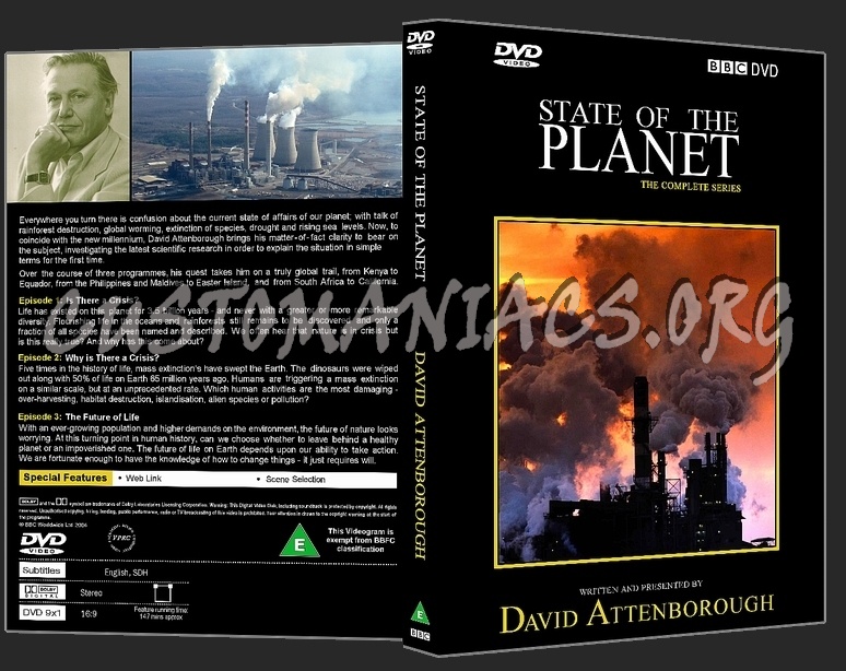 State Of The Planet - David Attenborough dvd cover