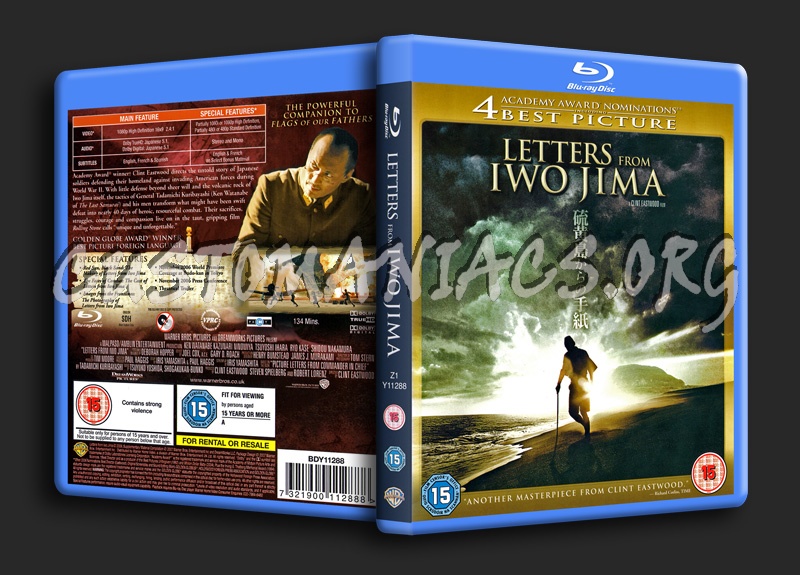 Letters From Iwo Jima blu-ray cover