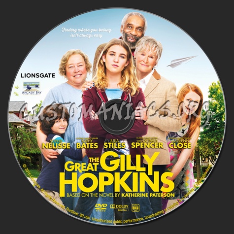 The Great Gilly Hopkins dvd label