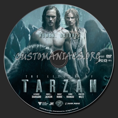 The Legend Of Tarzan dvd label