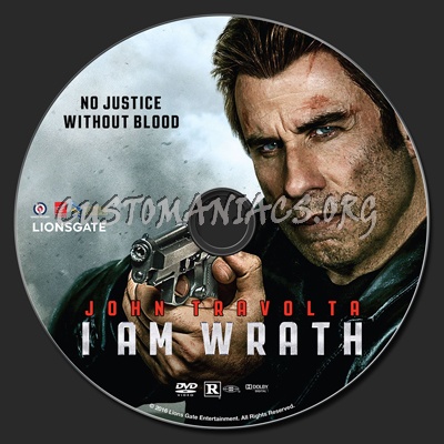 I Am Wrath dvd label