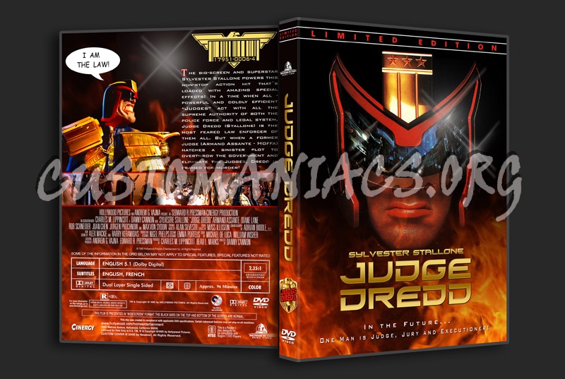 Judge Dredd dvd cover