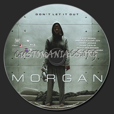 Morgan (2016) blu-ray label