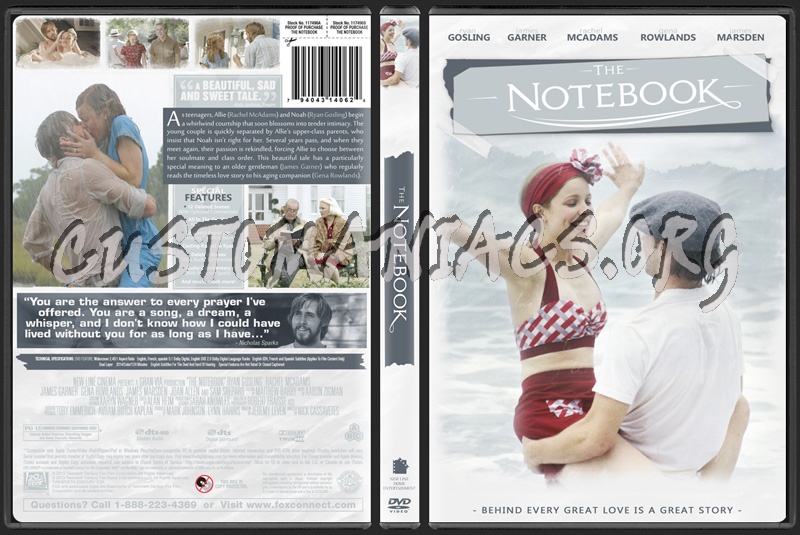 The Notebook Dvd Cover Dvd Covers Labels By Customaniacs Id