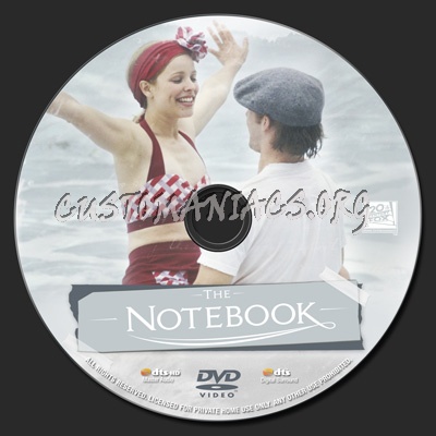The Notebook dvd label