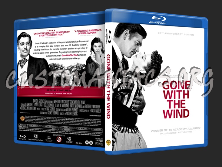 Gone With The Wind blu-ray cover