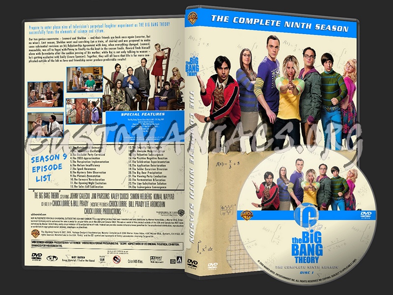 The Big Bang Theory - TV Collection dvd label