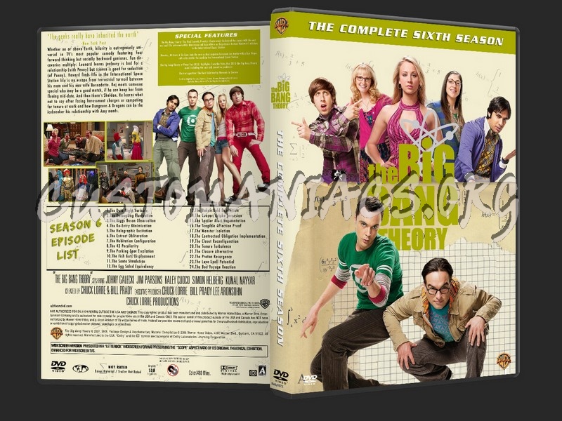 The Big Bang Theory Season 1 - 9 dvd cover