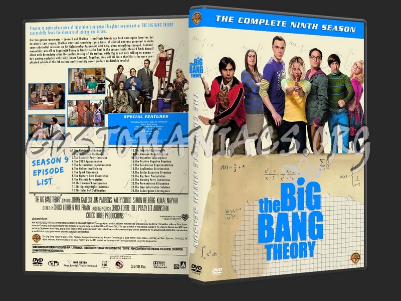 The Big Bang Theory Season 1 - 9 dvd cover