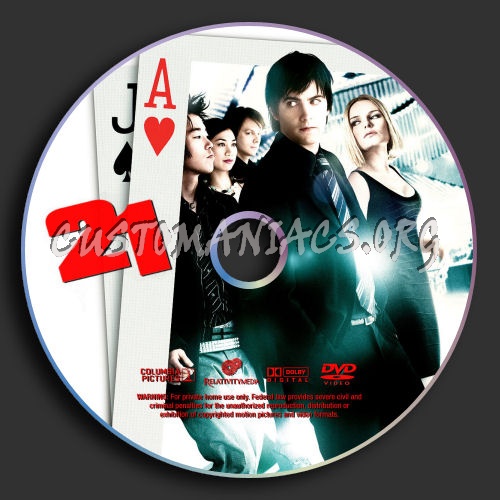21 dvd label