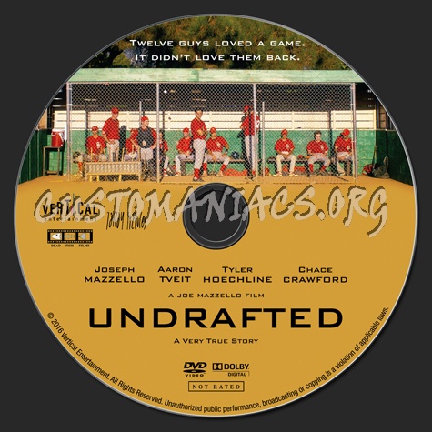 Undrafted dvd label