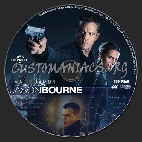 Jason Bourne dvd label