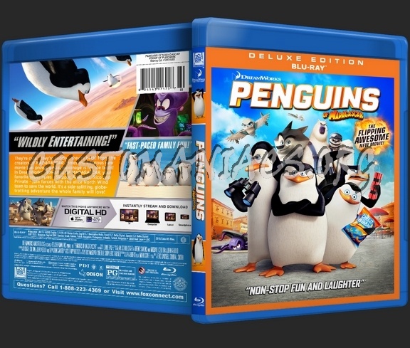 Penguins of Madagascar blu-ray cover