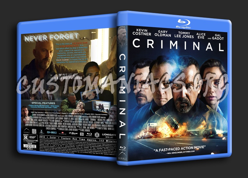 Criminal dvd cover